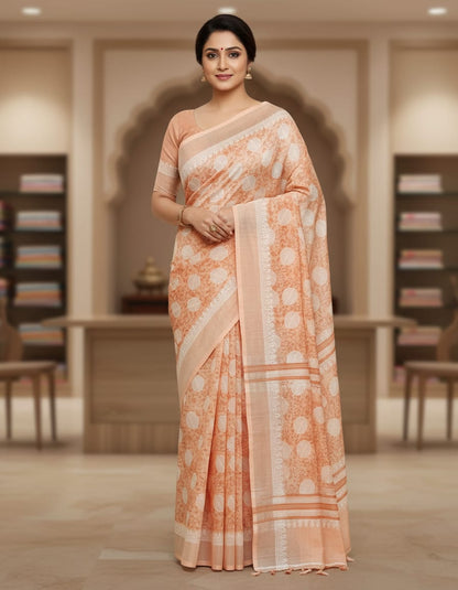 Soft Cotton Saree with Blouse