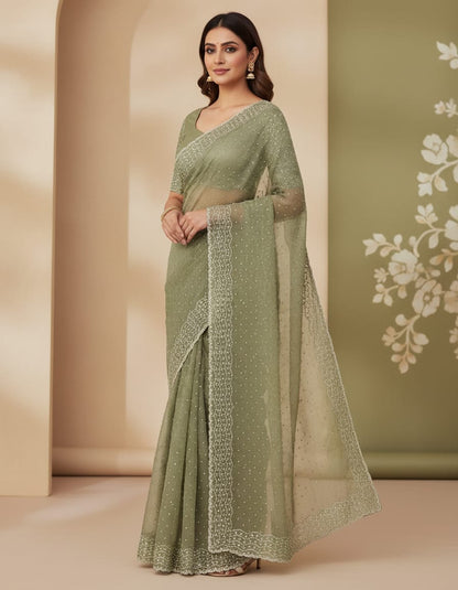 Chiffon Saree with Blouse