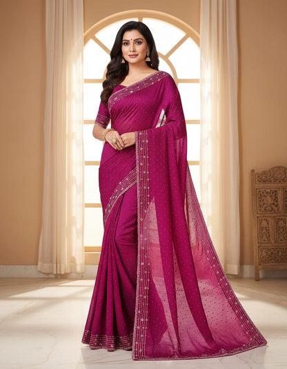 Chiffon Saree with Blouse
