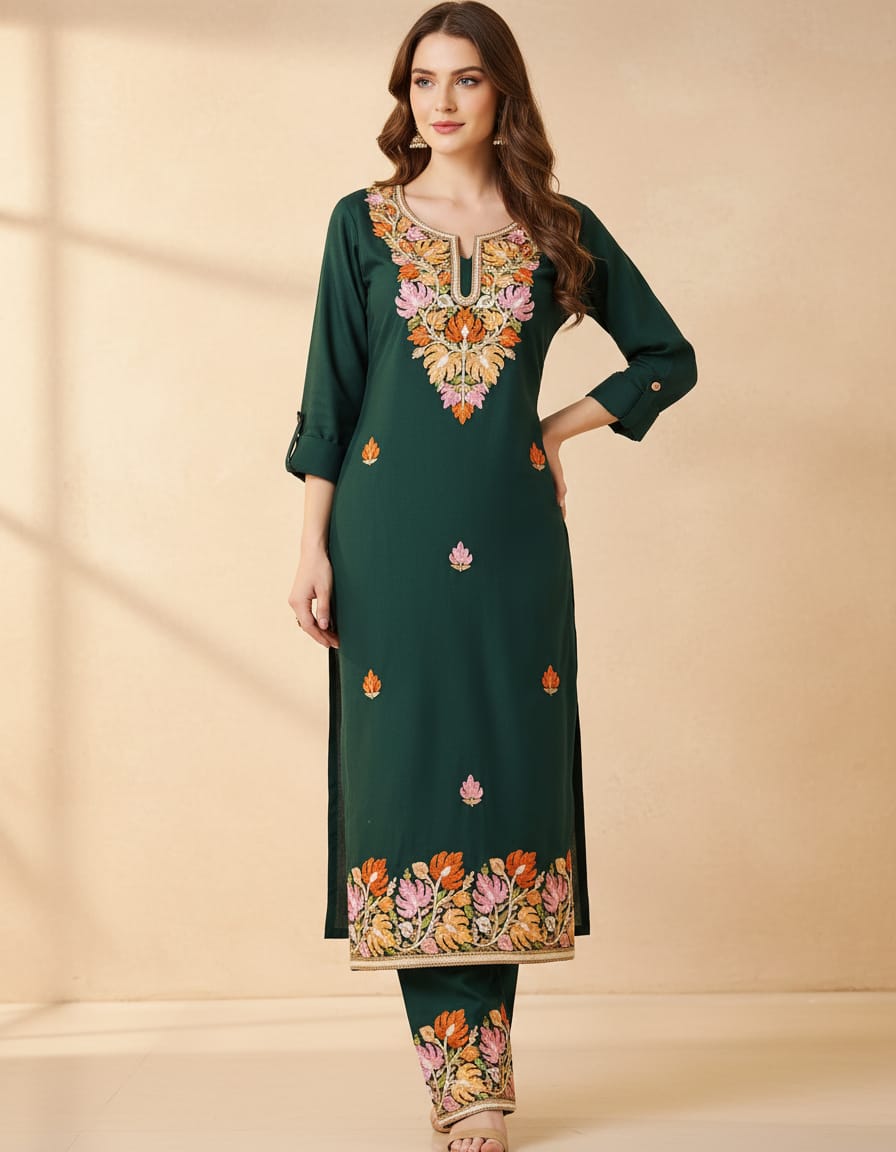 2 Piece Pashmina Churidar Material