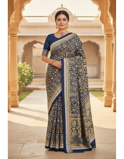 Pashmina Silk Saree with Blouse