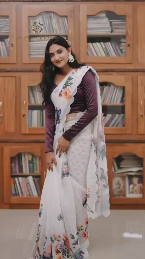 Semi Cotton Saree